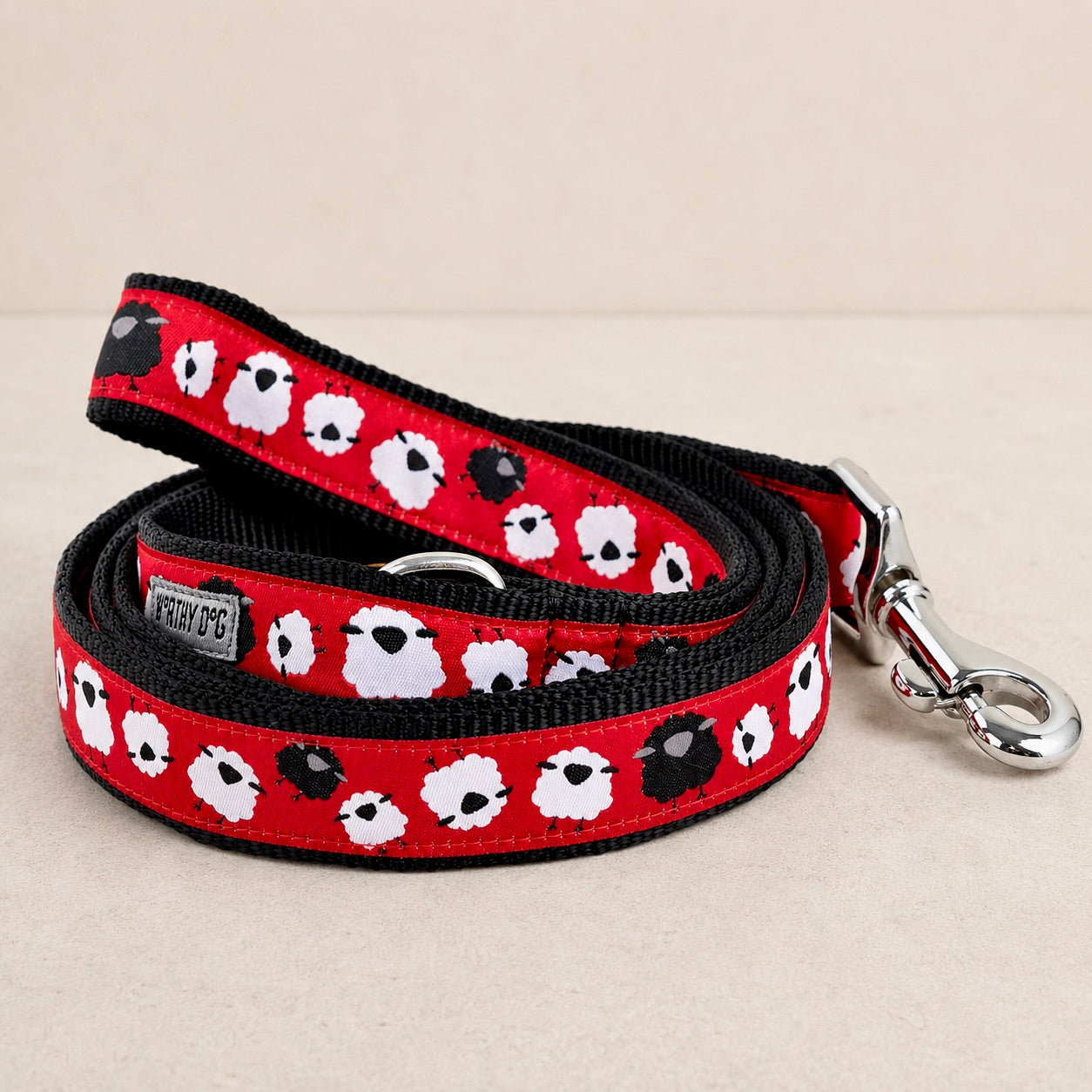 Counting Sheep Dog Leash | Red