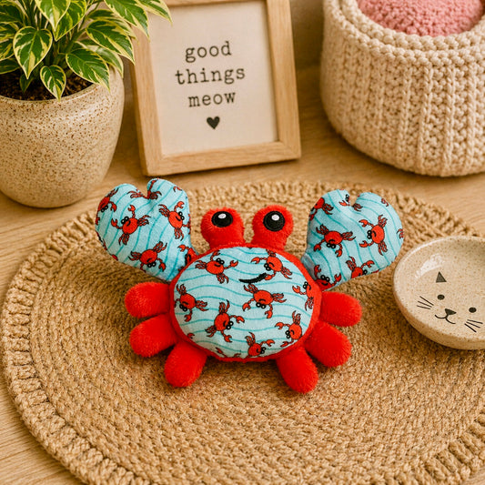 Crabby Chic Plush | Coastal Cat Toy