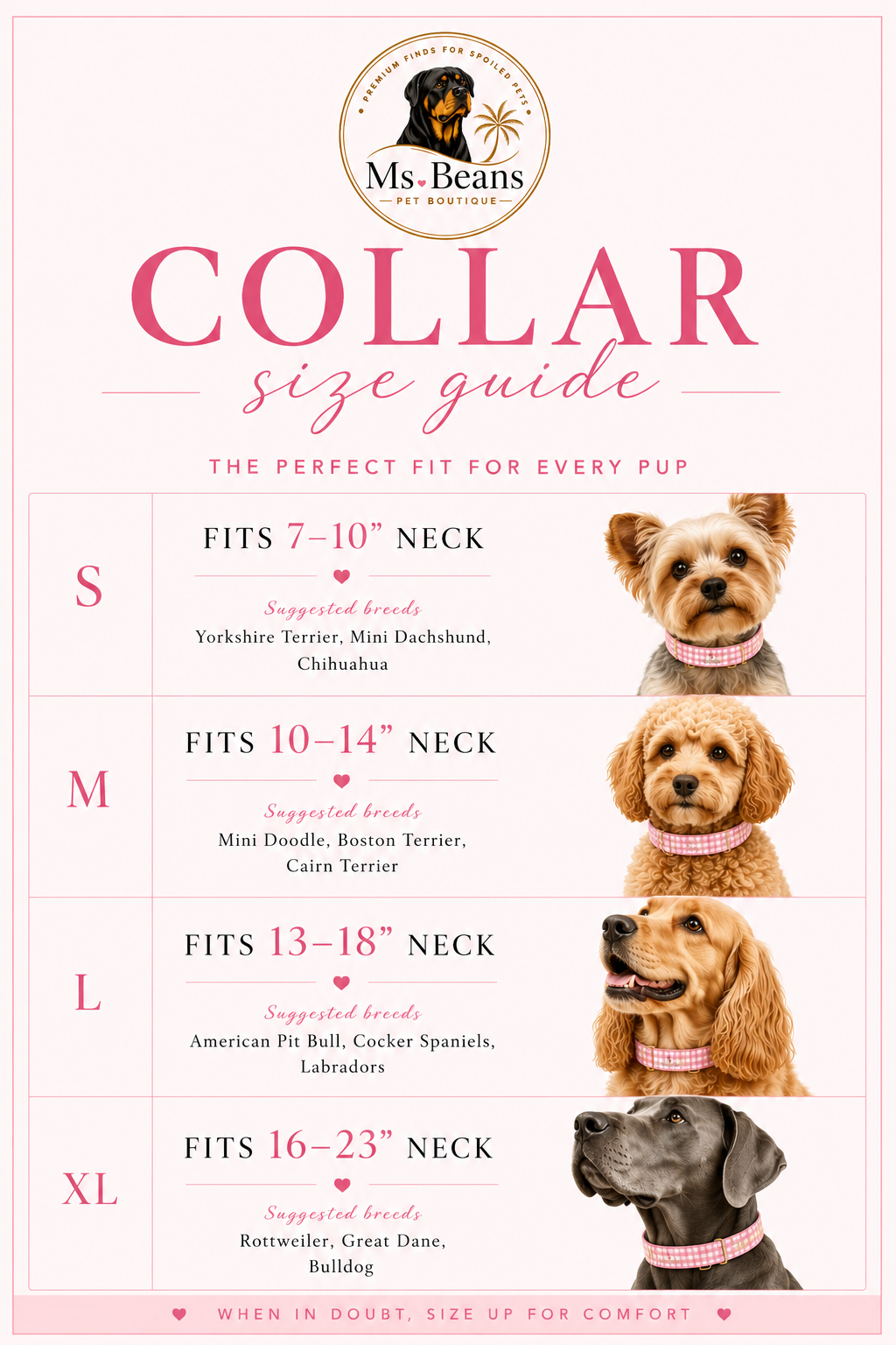 The Shoreline Dog Collar | Ms. Beans Pet Boutique