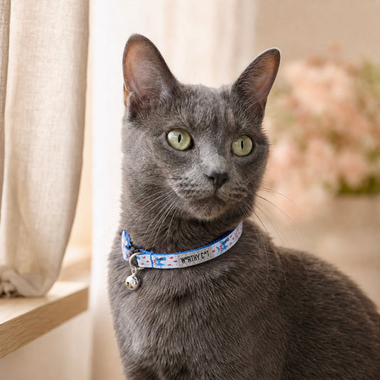 Blue Shark Cat Collar | Ms. Beans Boutique