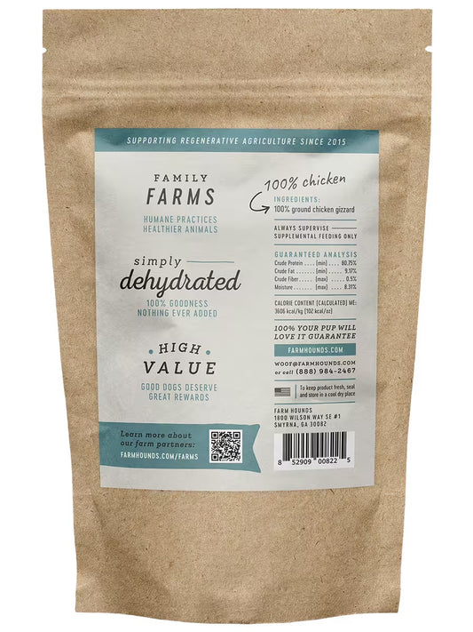 All-Natural Chicken Gizzards | Farm Hounds