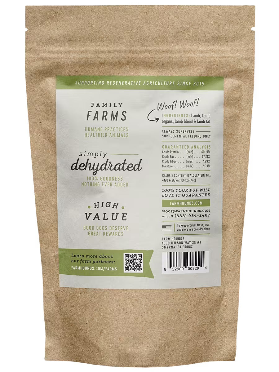 All-Natural Lamb Strips | Farm Hounds