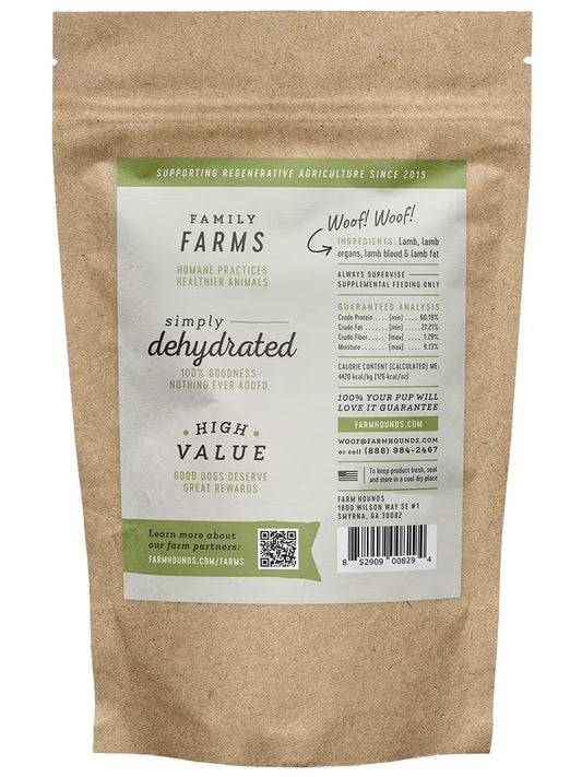 All-Natural Lamb Strips | Farm Hounds