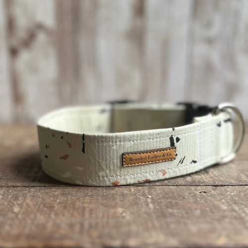 The Blush Speckle Dog Collar