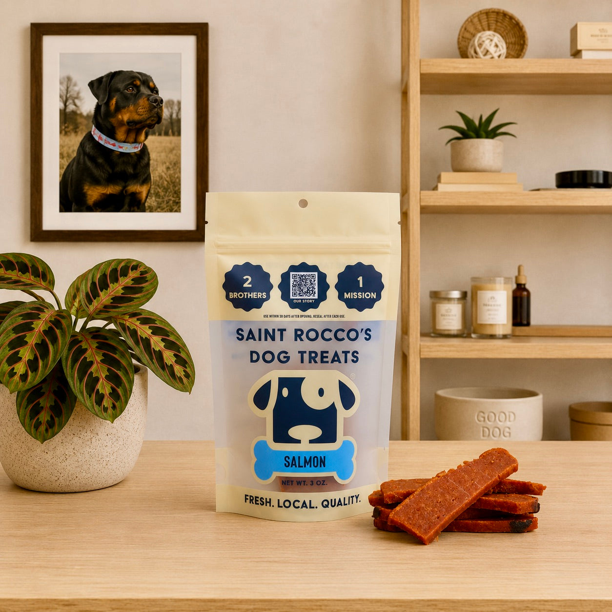 Saint Rocco's Dog Treats Salmon Flavor