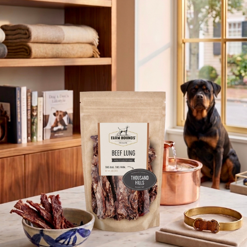 All-Natural Beef Lung | Farm Hounds