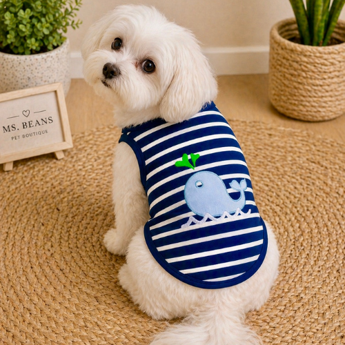 Whale Watch Tank | Coastal Classic Dog Shirt