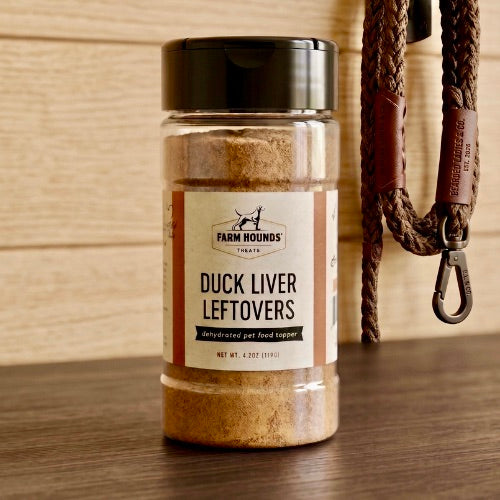 All-Natural Duck Liver Food Toppers | Farm Hounds